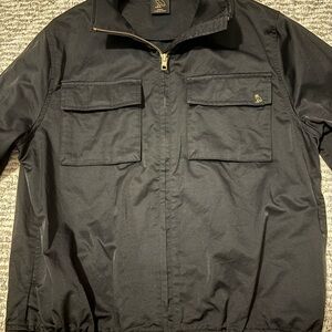 OVO Black Bomber Jacket with Gold Zipper